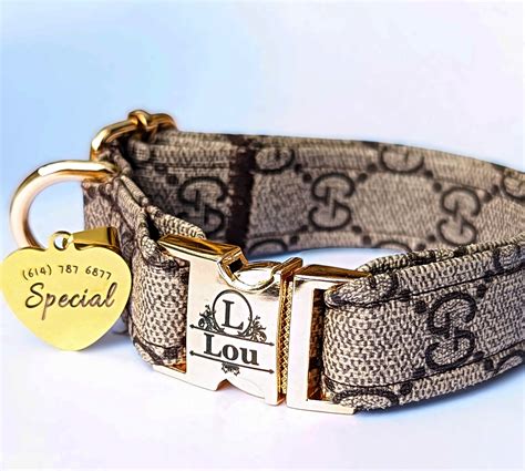 collar for cats gucci|Gucci dog collar large.